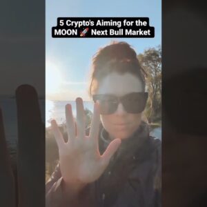 5 Cryptocurrencies Aiming for the Moon in Next Bull Market!! #shorts