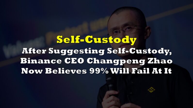 after-suggesting-self-custody,-binance-ceo-changpeng-zhao-now-believes-99%-will-fail-at-it-–-the-deep-dive