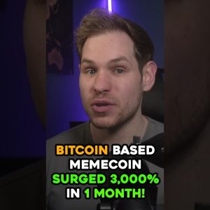 This Bitcoin Based Memecoin Surged 3,000% in 1 Month! #shorts